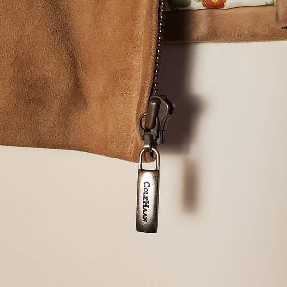 Cole Haan Country Suede Zippered Jacket Size S - Picture 3 of 13